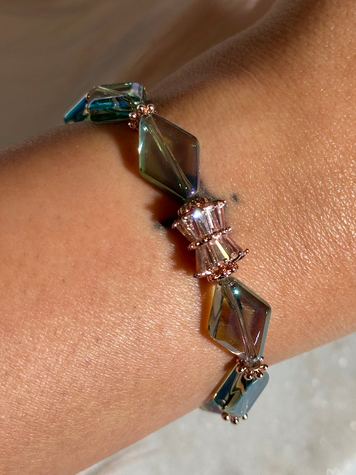 Peacock Crystal Bracelet