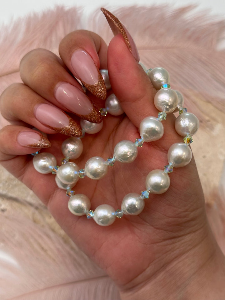Swarovski & H.Q. Baroque Akoya Luster Pearl Bracelet