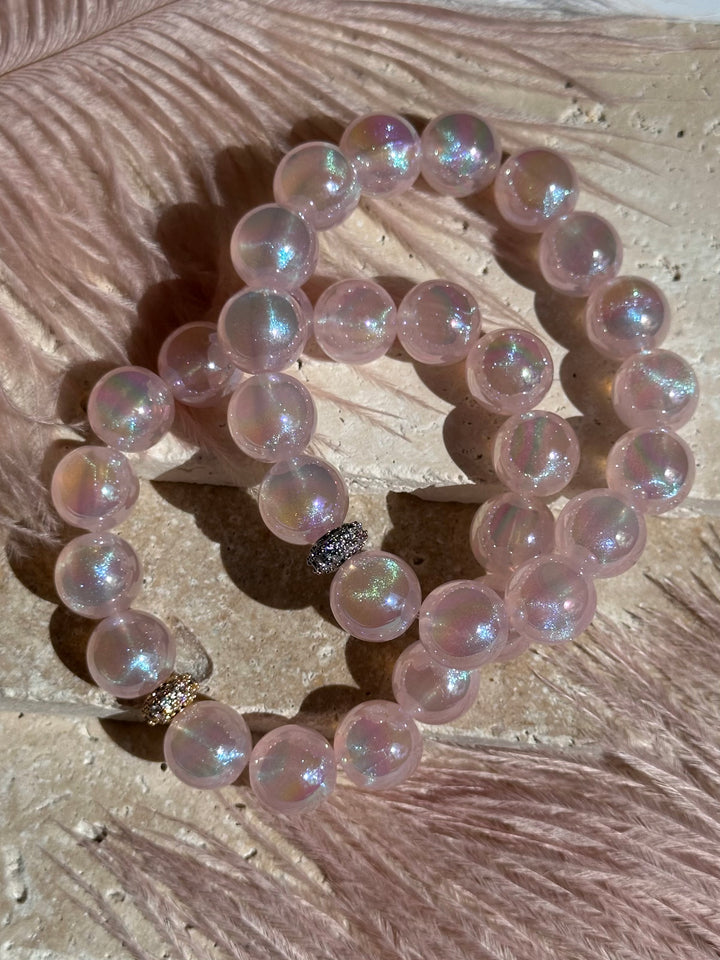 Rose Glitter Bracelet