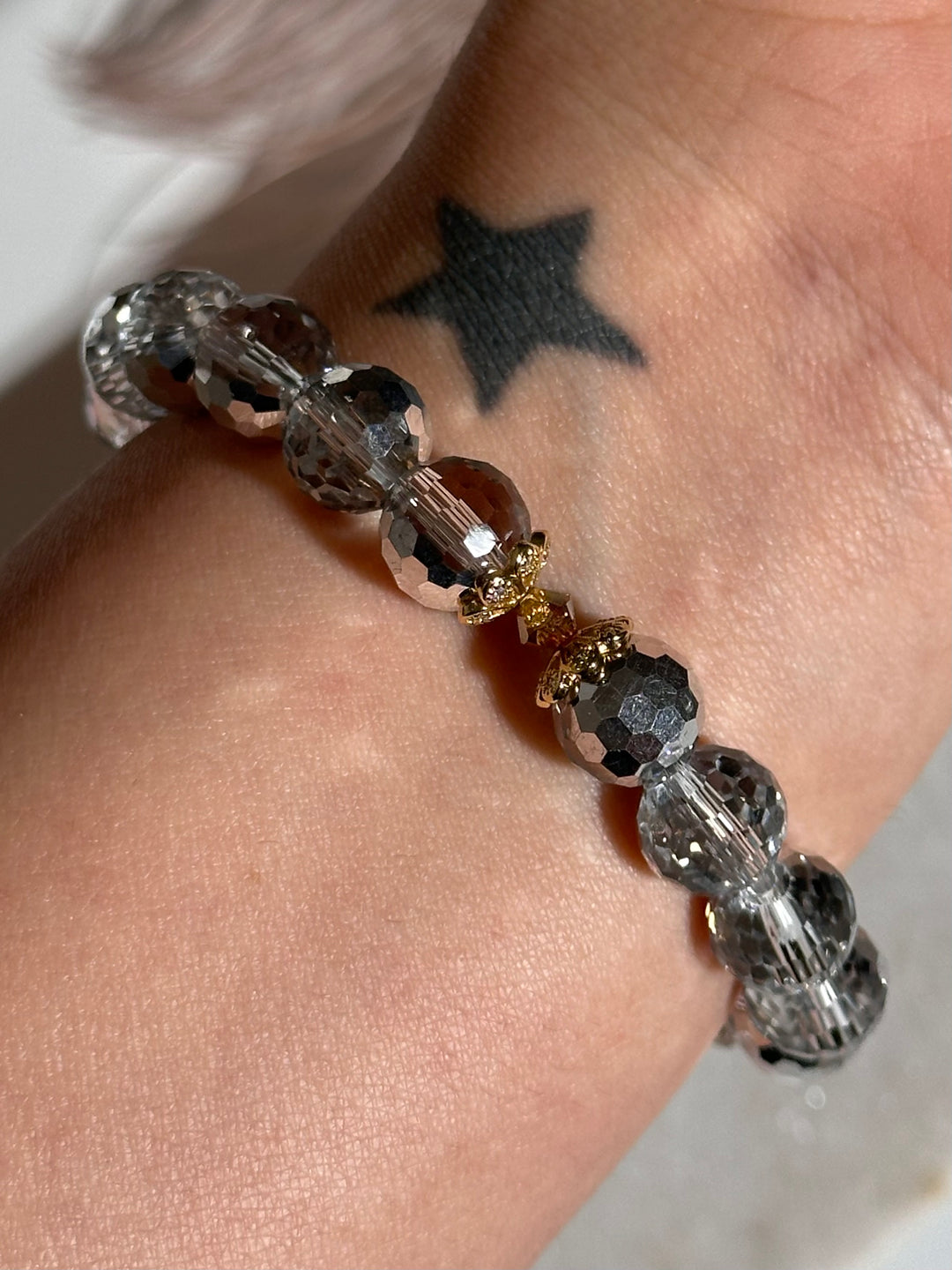 Silver & Gold Cuff Bracelet