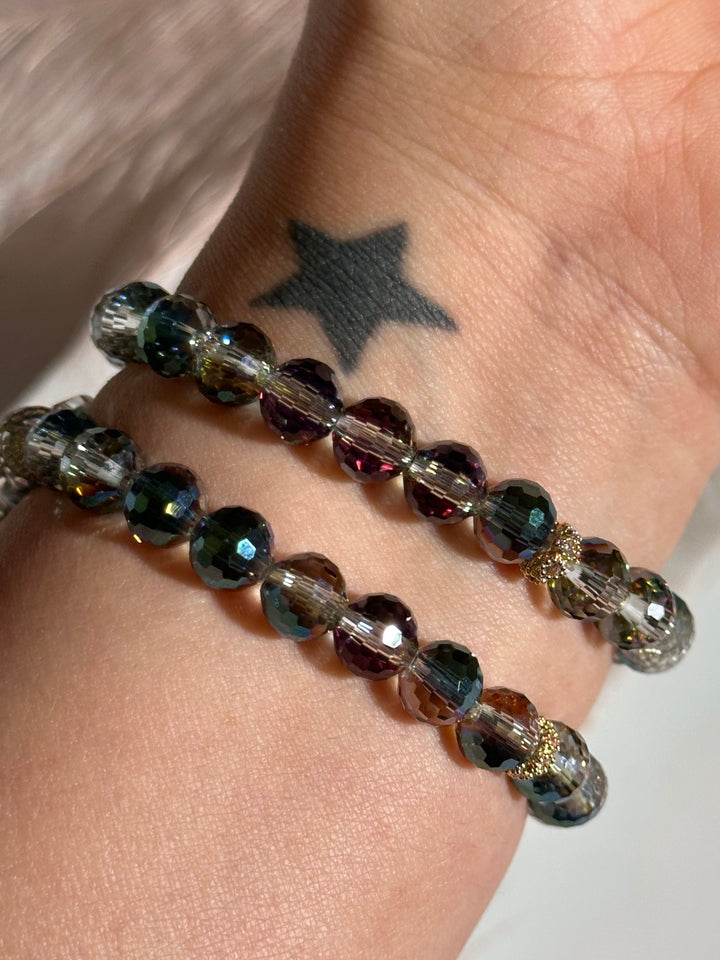 Peacock Double Heart Bracelet