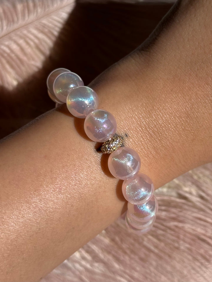 Rose Glitter Bracelet