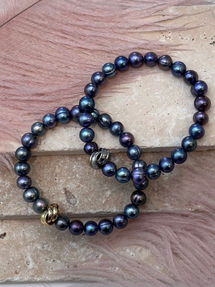 Peacock Pearl Bracelet