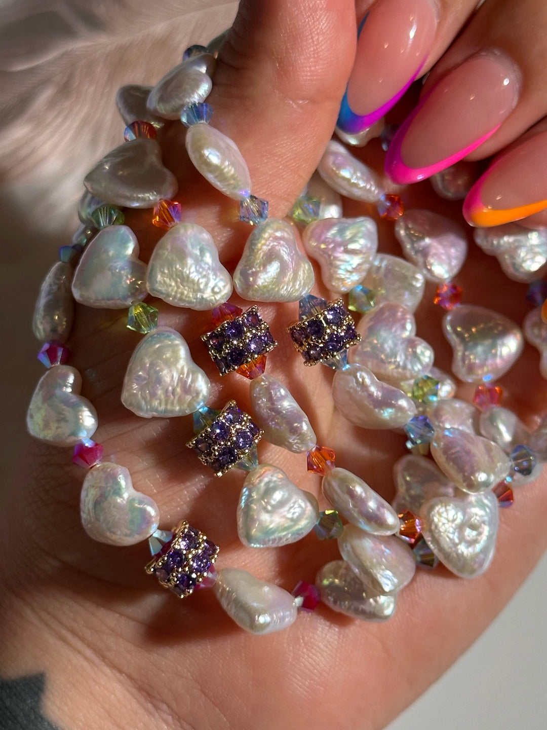 Heart Baroque Freshwater Pearl Bracelet