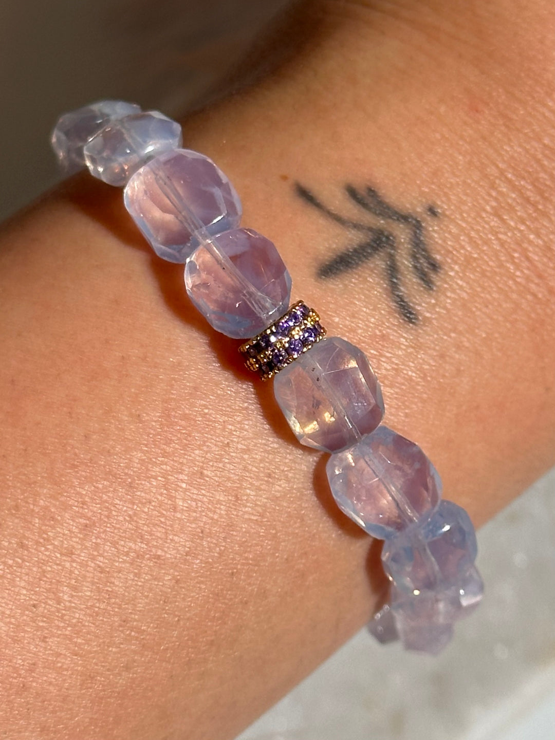 Lavender Moon Quartz Bracelet