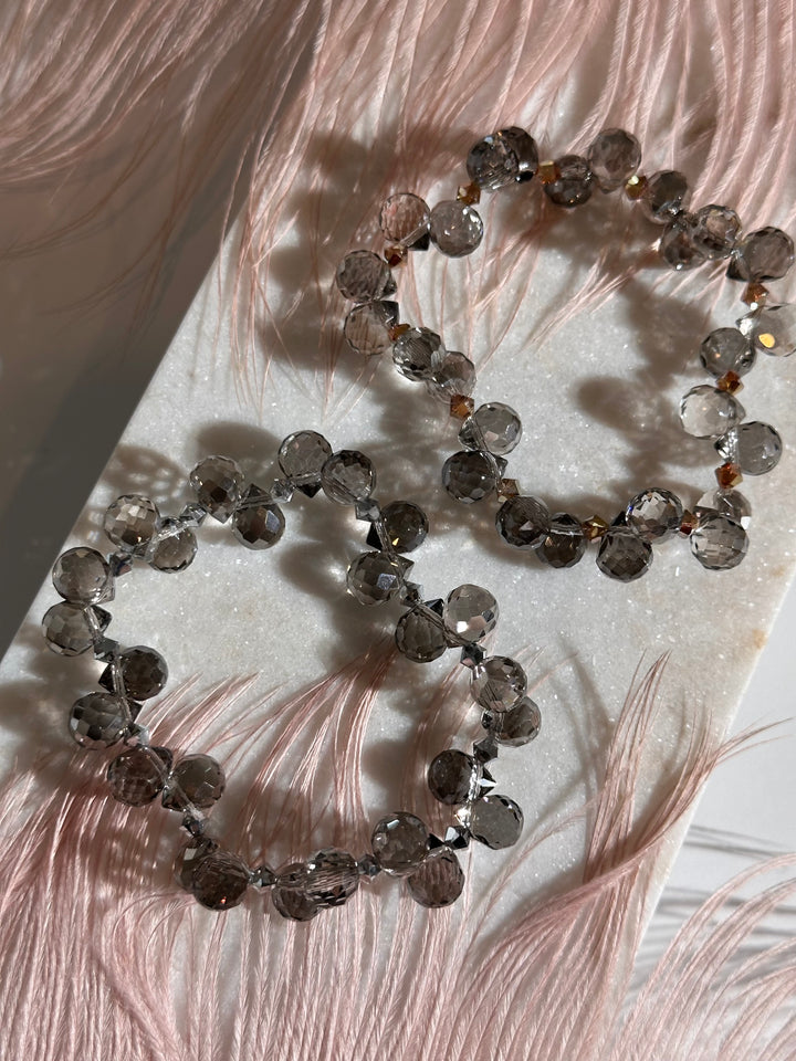 Smokey Teardrops Bracelet