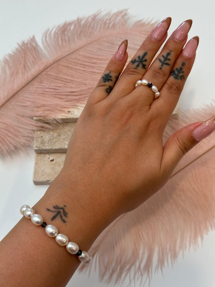 Swarovski & Pearl Bracelet