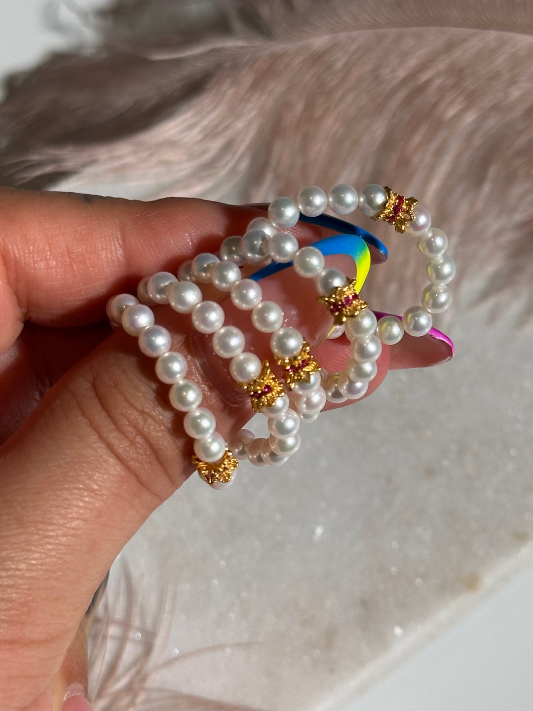 H.Q. White Pearl Ring