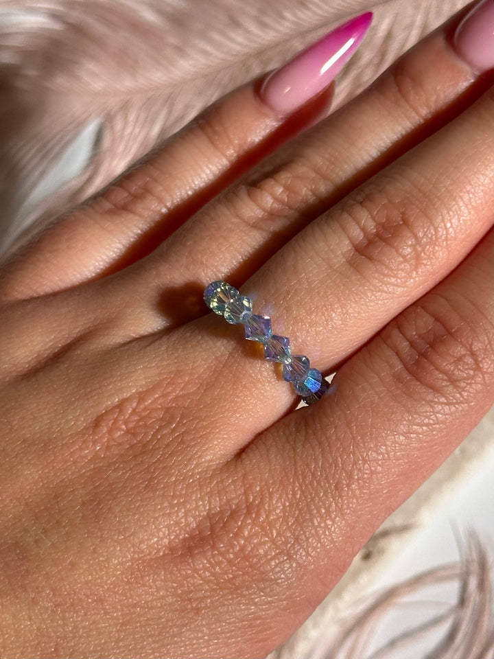 Mermaid Blue Swarovski Ring