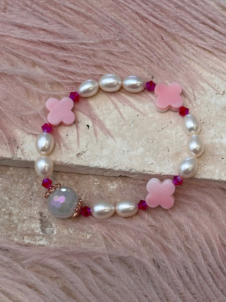 Mermaid Charms Pearl Bracelet