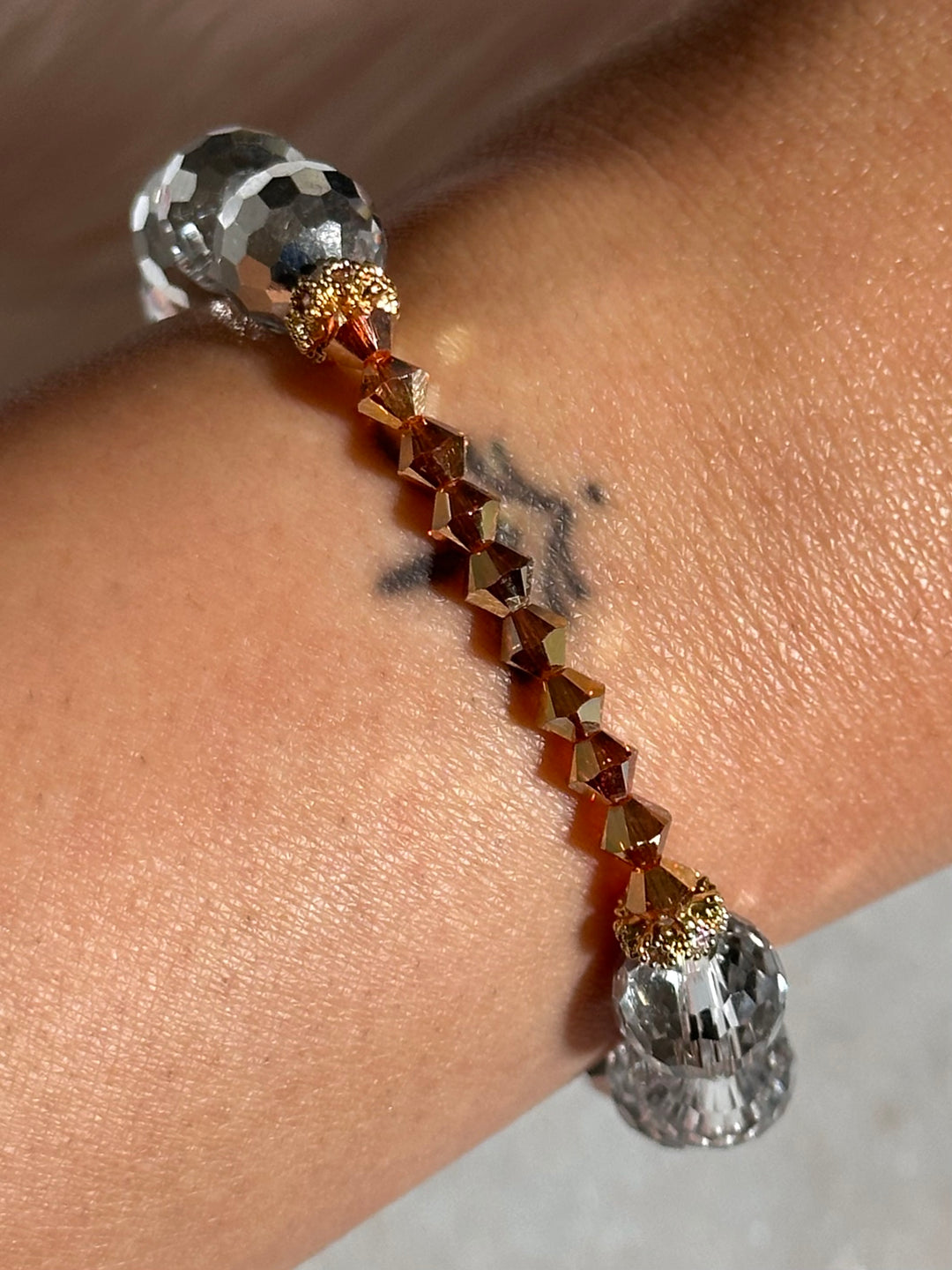 Silver & Gold Cuff Bracelet