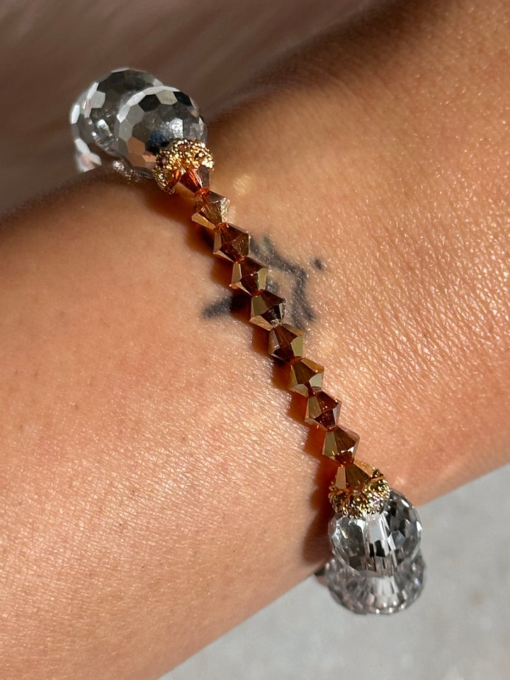 Silver & Gold Cuff Bracelet