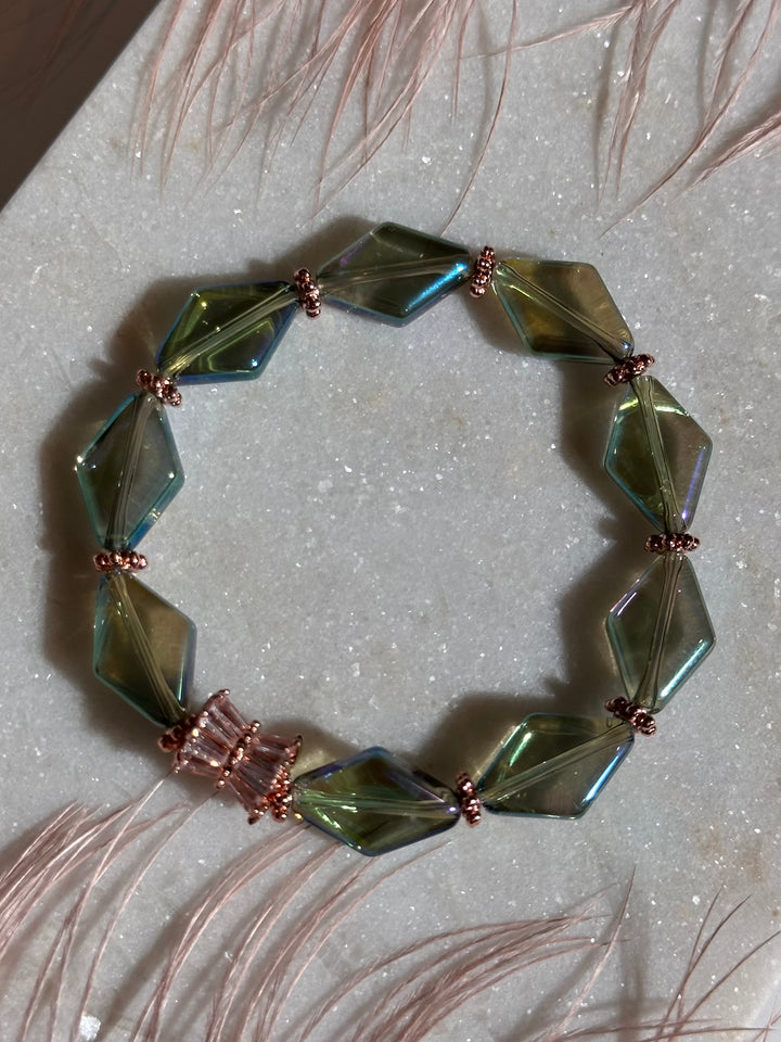 Peacock Crystal Bracelet