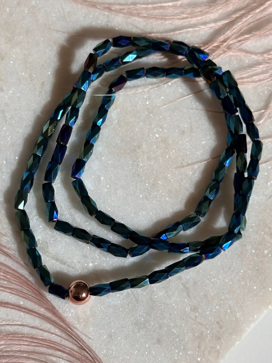 Transformative Peacock Bracelet