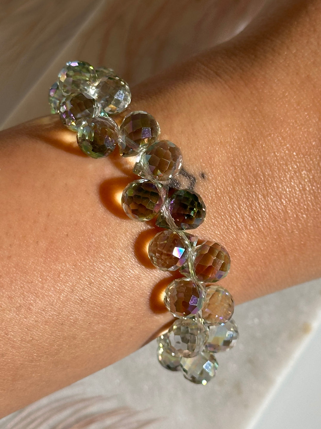 Mint Teardrops Bracelet