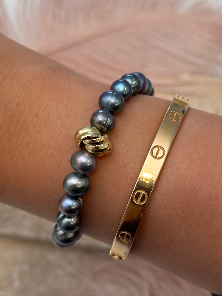Peacock Pearl Bracelet