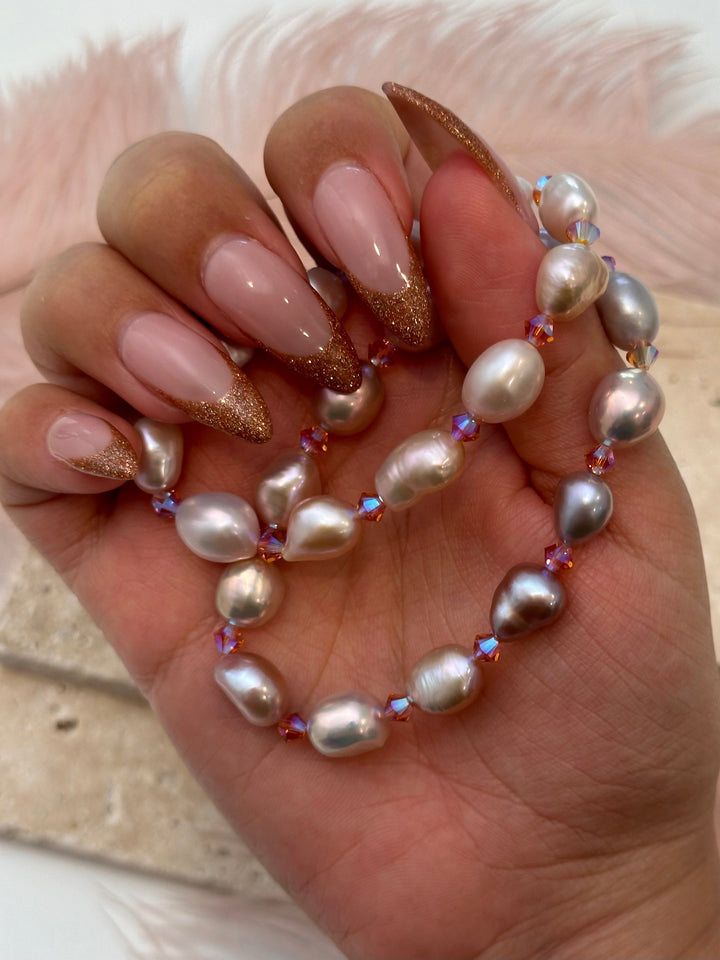Swarovski & Sakura Pearl Bracelet