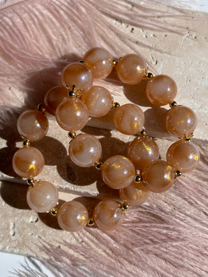 Gold Glitter Bracelet