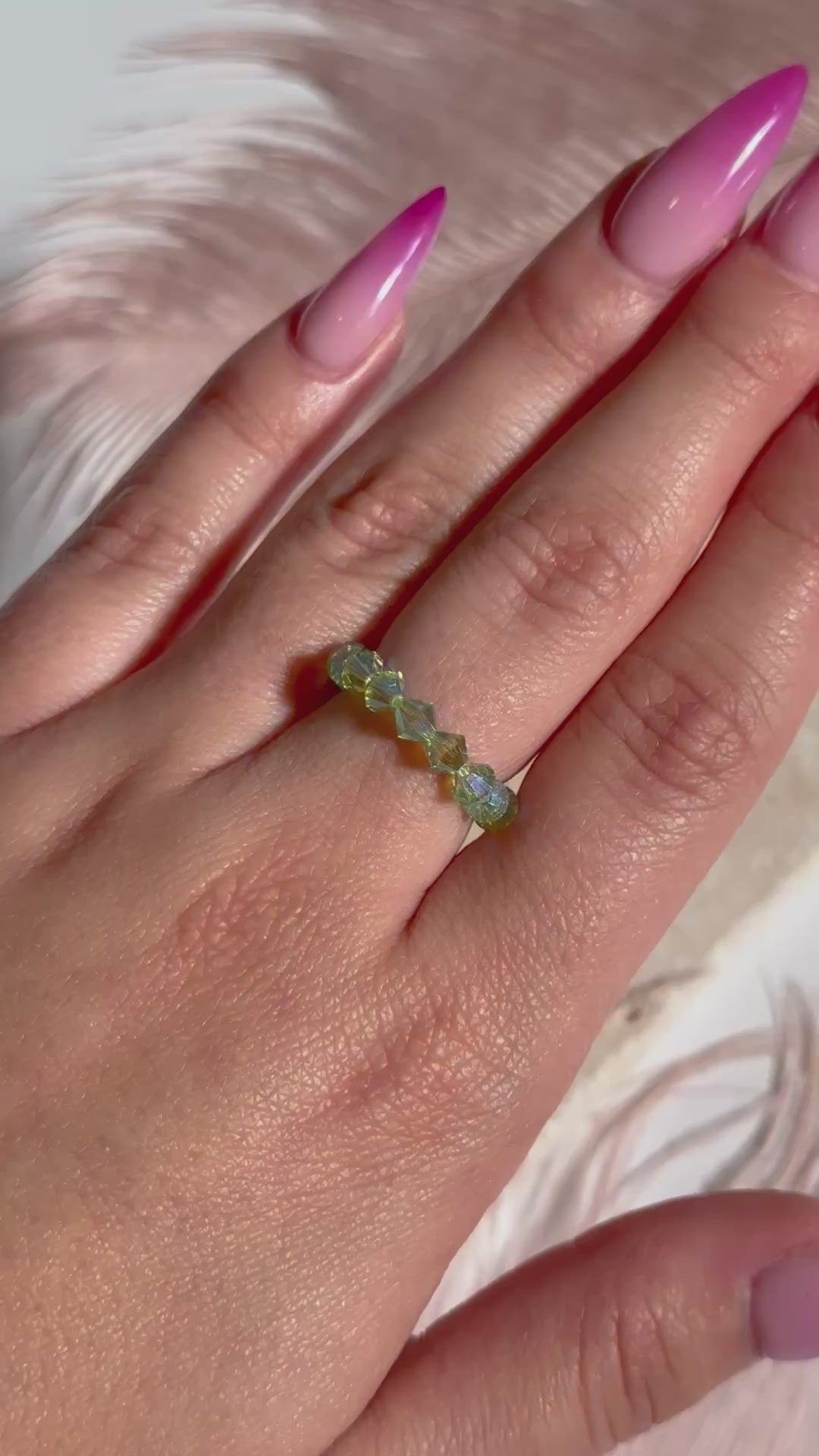 Tiffany Blue Swarovski Ring