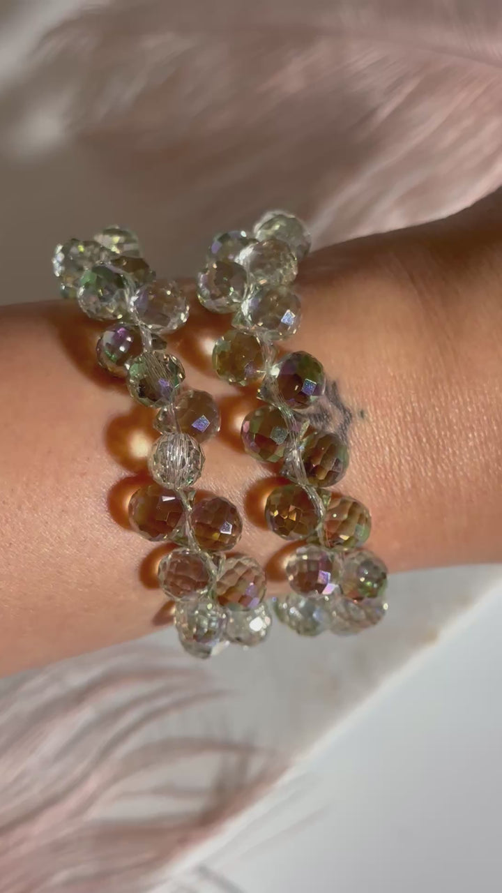 Mint Teardrops Bracelet