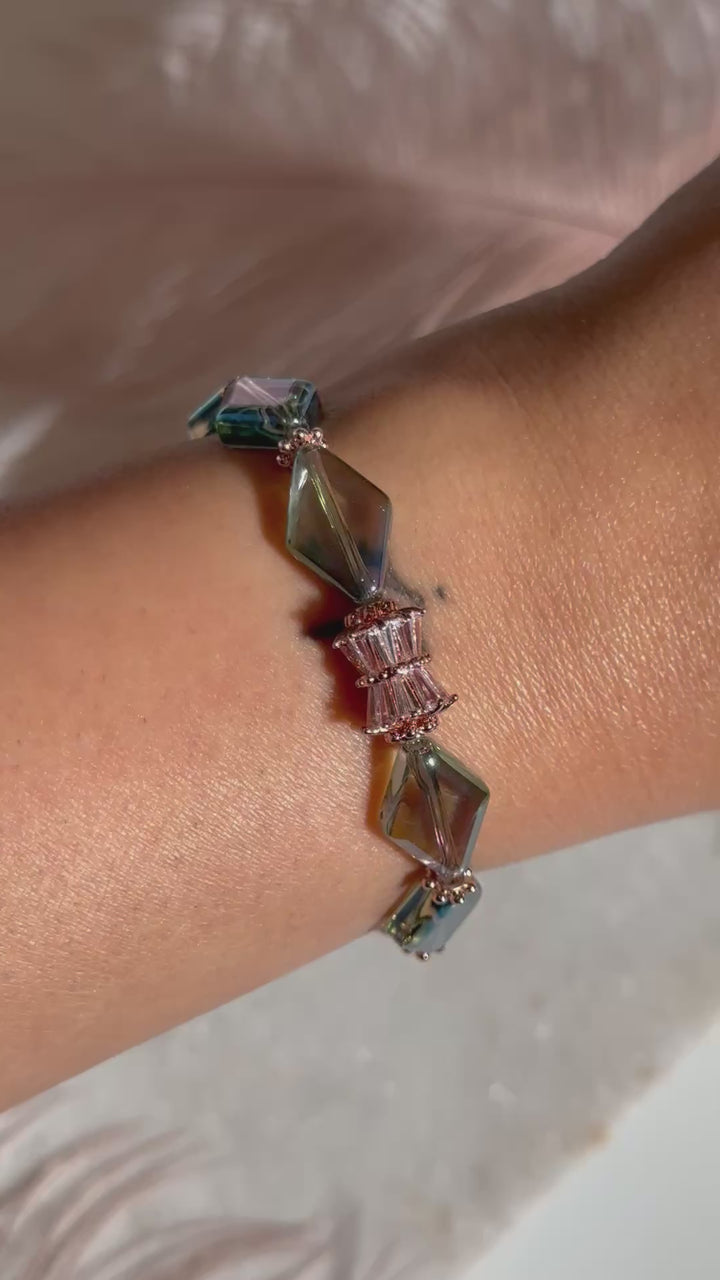 Peacock Crystal Bracelet