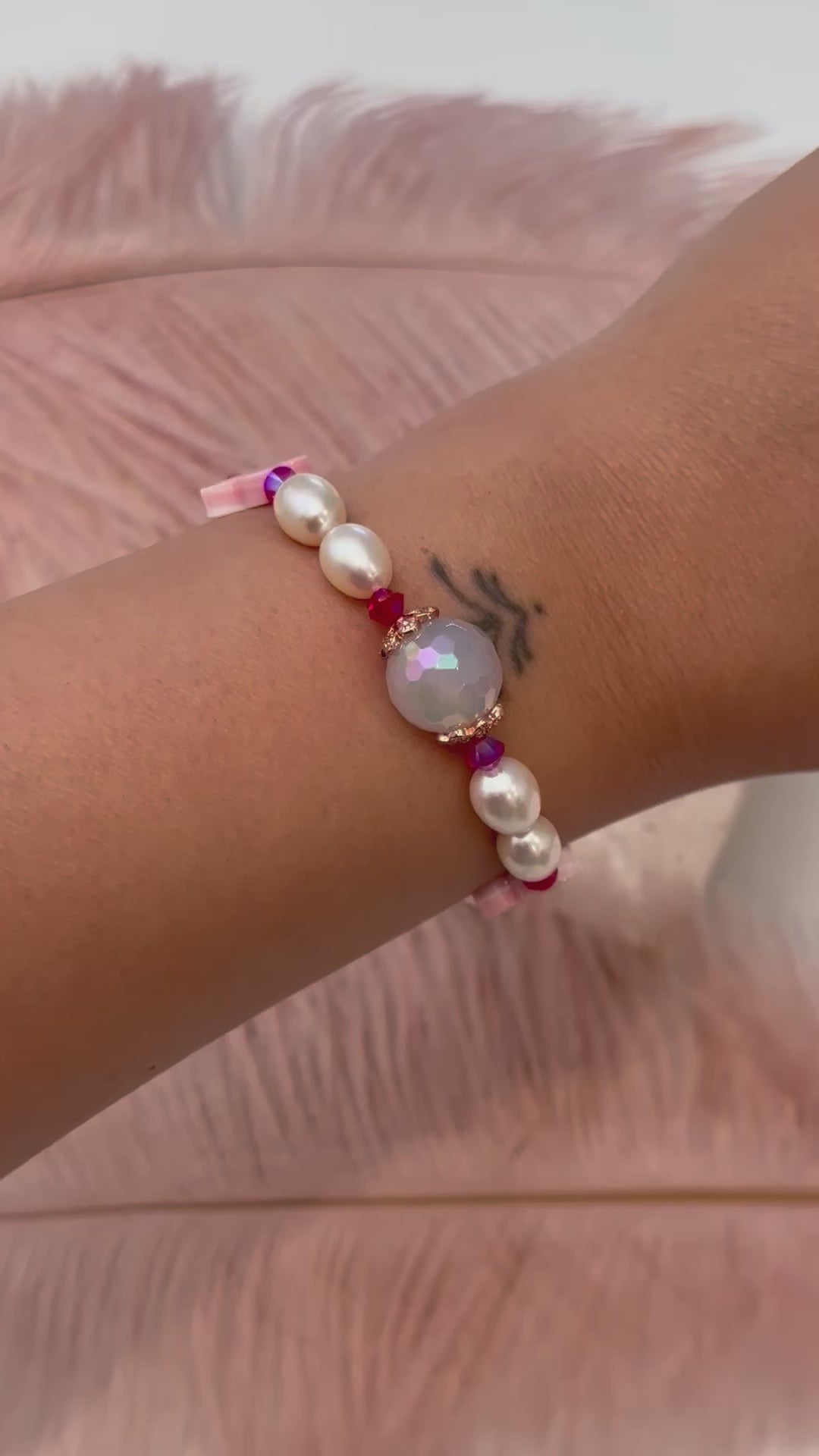 Mermaid Charms Pearl Bracelet