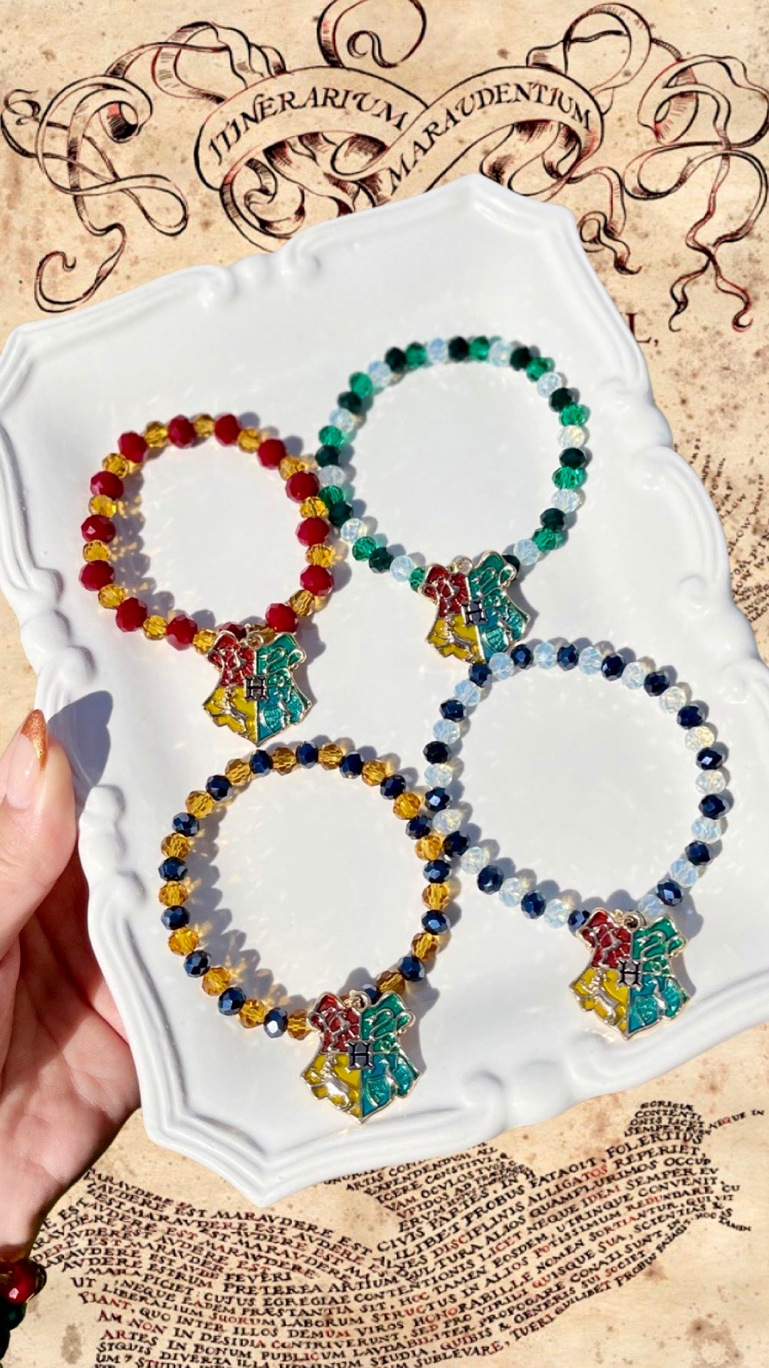 Colorful Stackable Love Letter Bracelets for Women soft clay pottery  Layering Friendship Beads Chain Bangle Boho