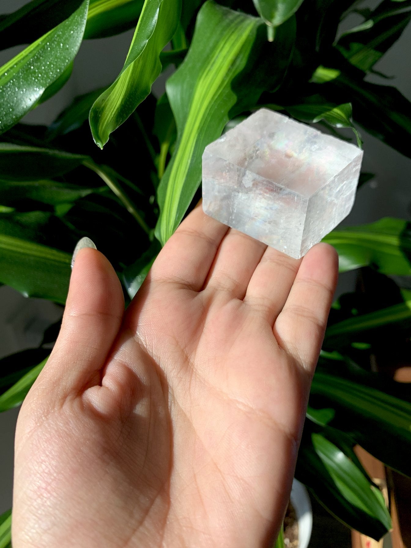 White Calcite Cubes