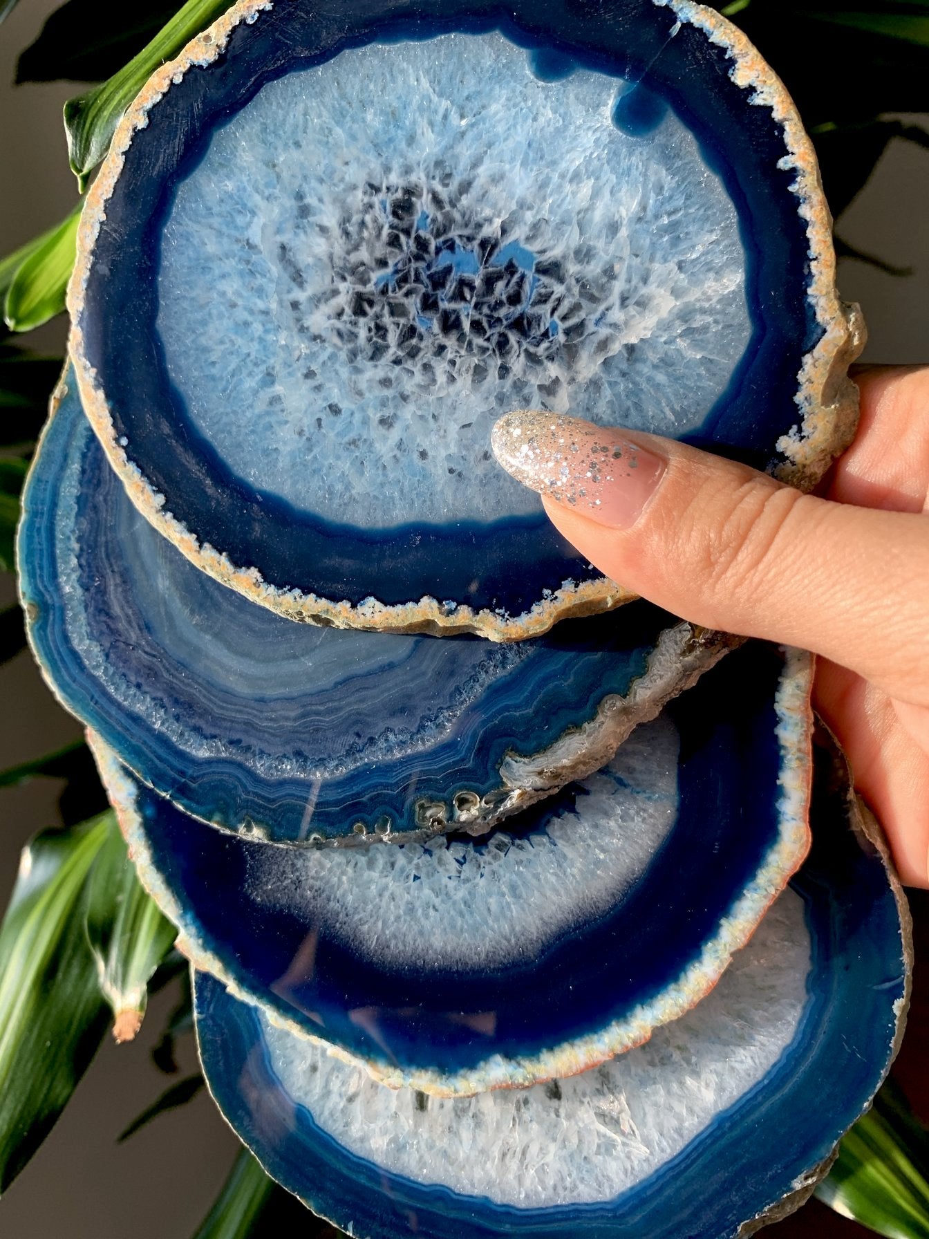 Blue Agate Plate