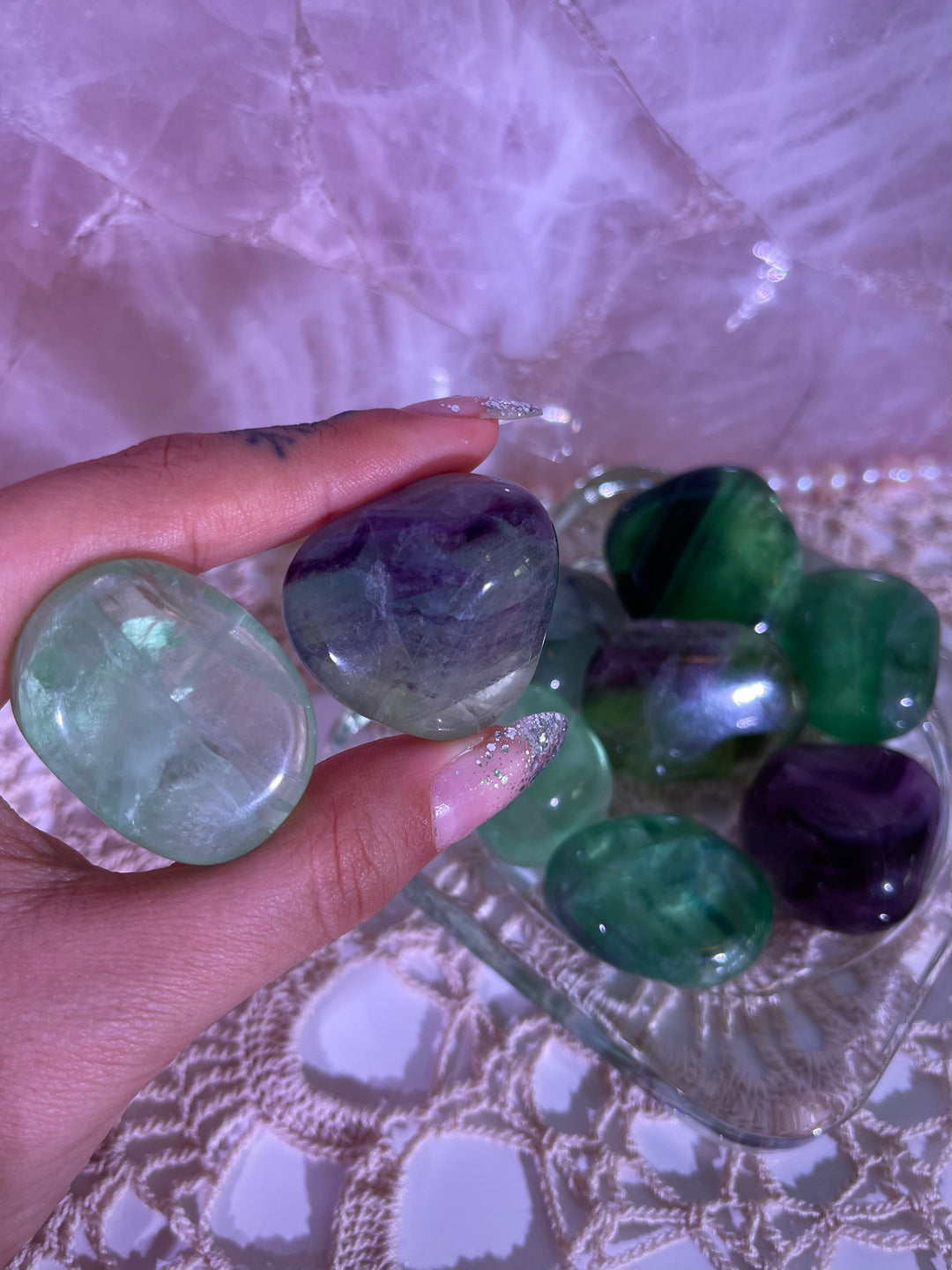 Rainbow Fluorite Tumble