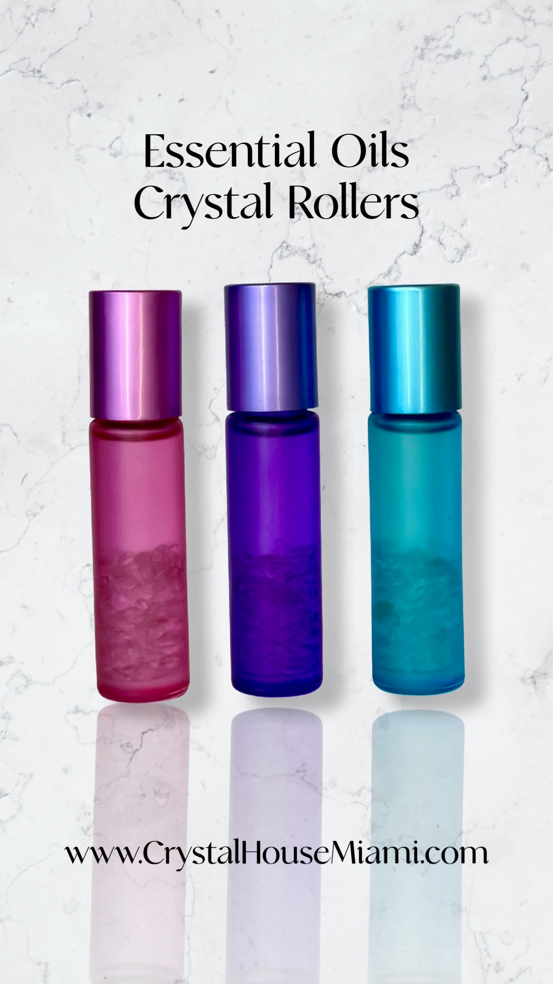 Essential Oil Crystal Rollers
