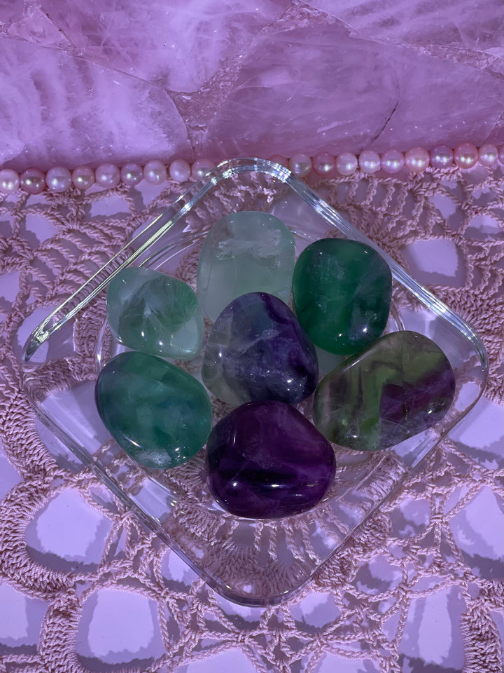 Rainbow Fluorite Tumble